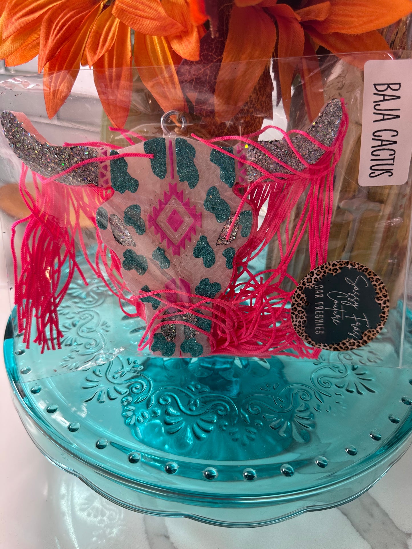 Fringe Car Freshie - Baja Cactus
