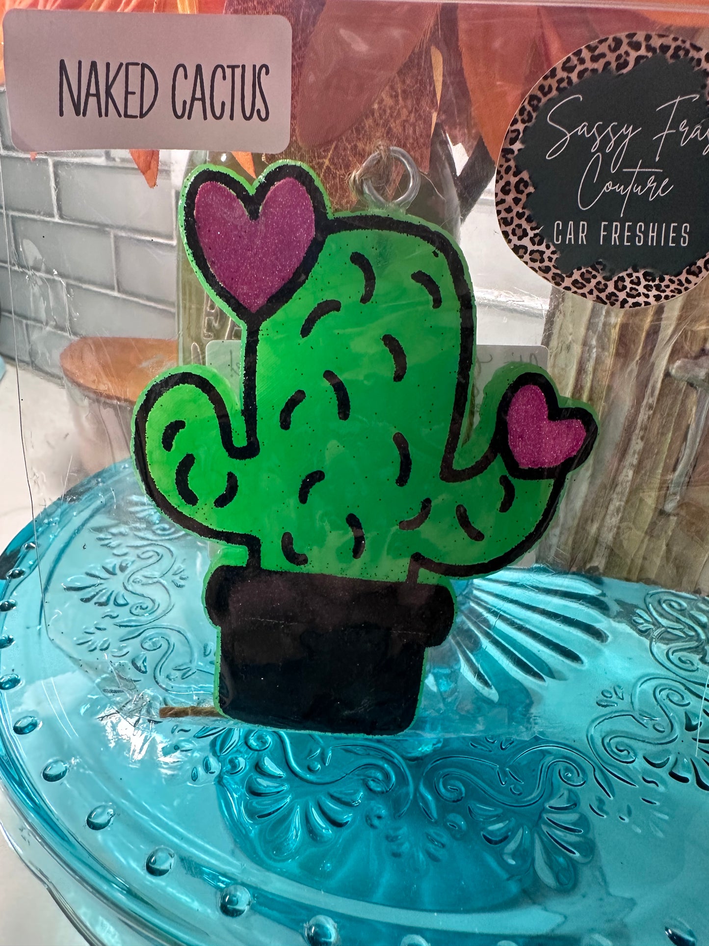 Cactus Car Freshie