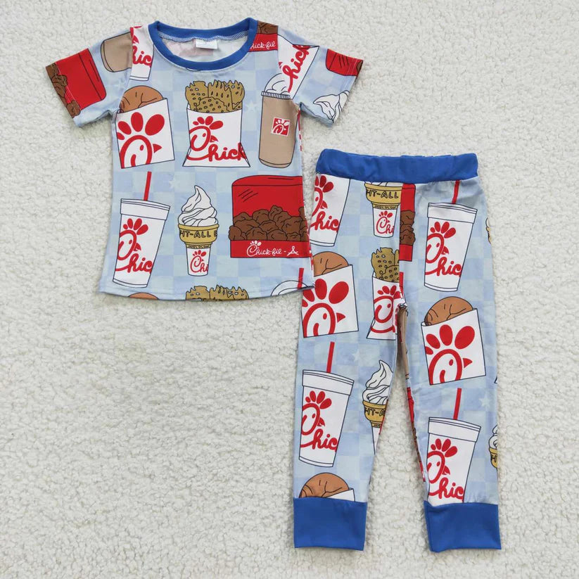 CFA BLUE short-sleeve PJ set