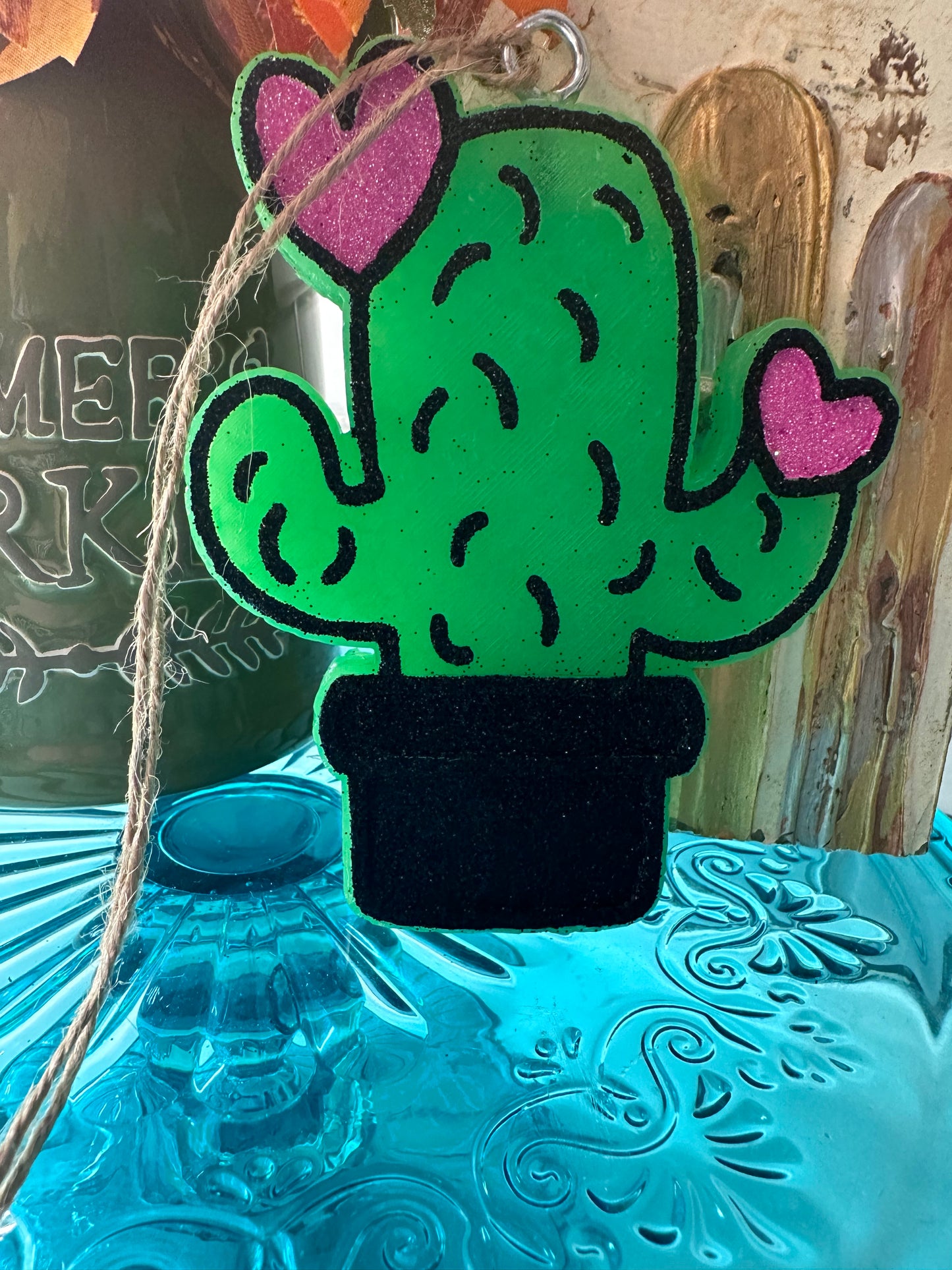Cactus Car Freshie